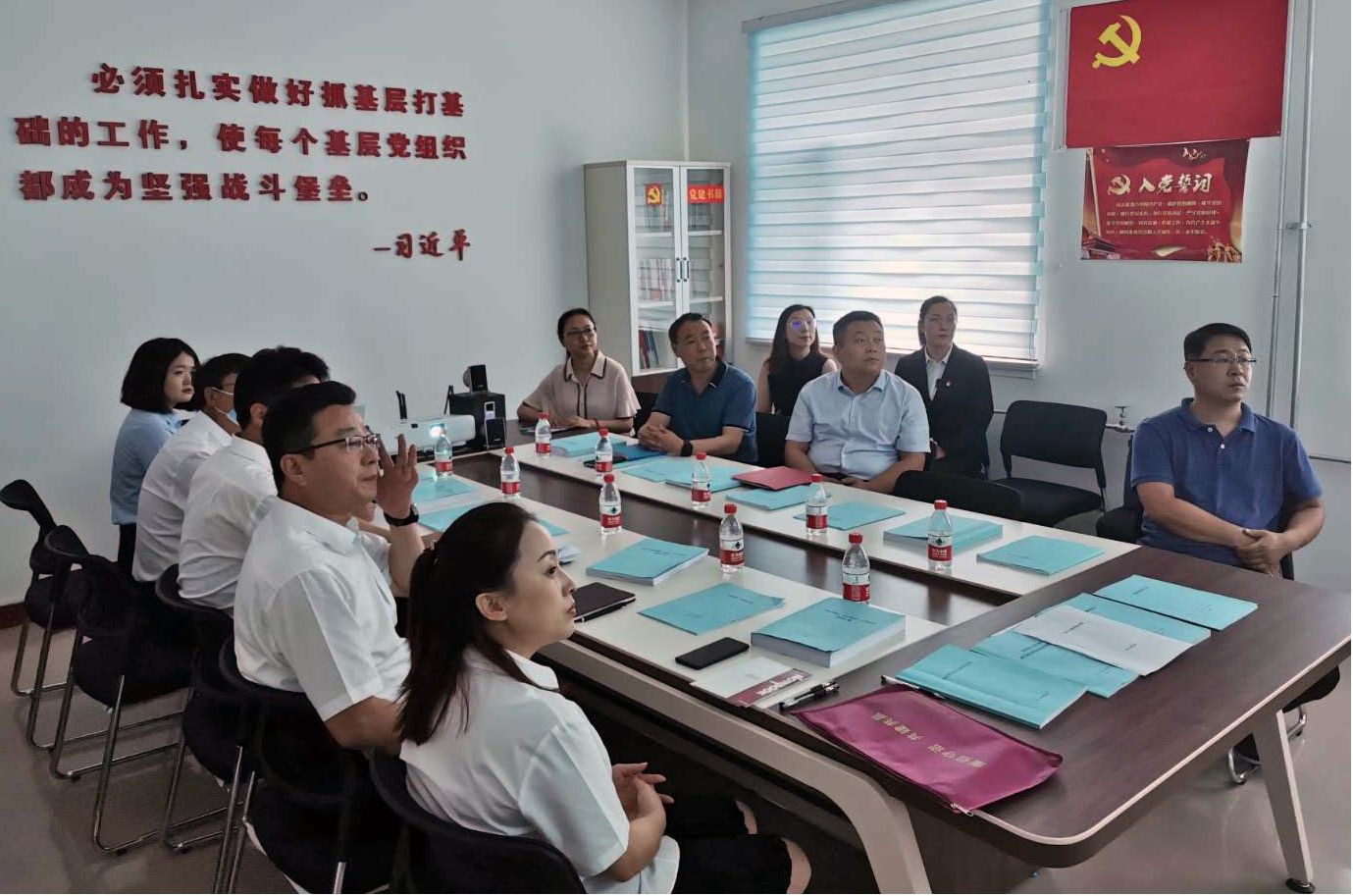 山西省国资委第一调研组在山西建投契械化集团开展下层党建事情调研