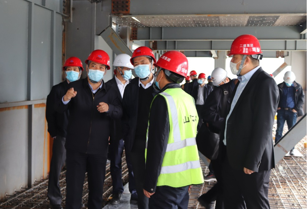 建投集团执行总工程师张太清一行对集团装配式钢结构工程举行调研指导-402cc永利集团