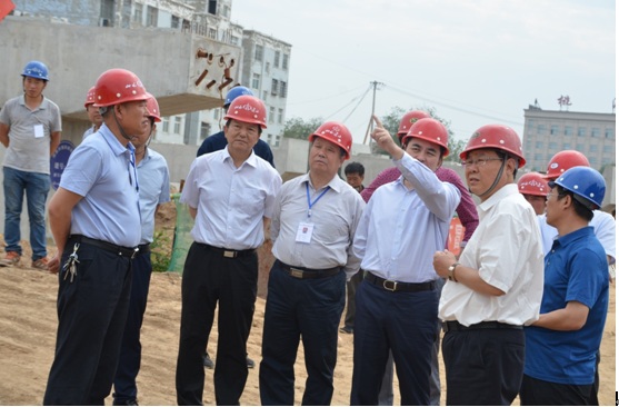 董事长孙波视察指导运都会河工具街延伸线402cc永利集团项目