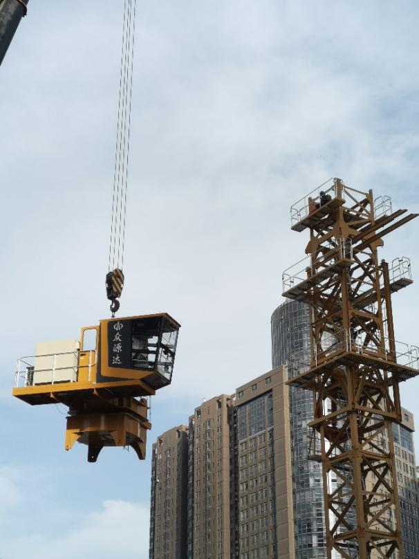 山西建投四建集团首台徐工XGT7527A-18S塔机乐成装置-402cc永利集团