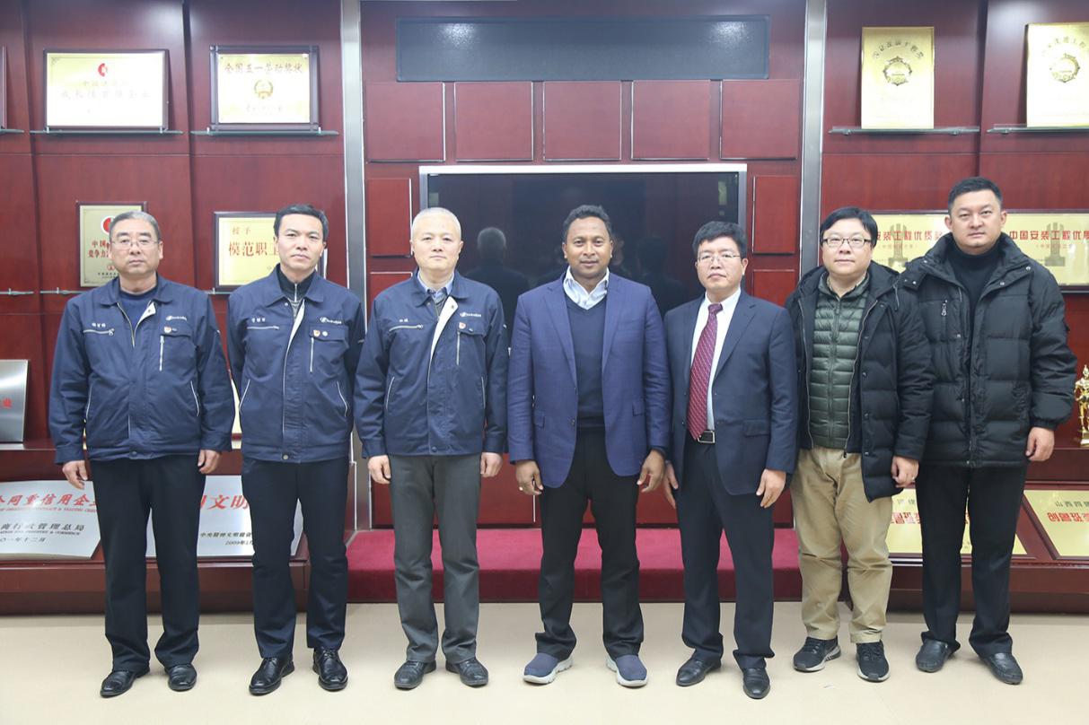 马达加斯加总统项目总局局长到山西建投四建集团旅行考察-402cc永利集团