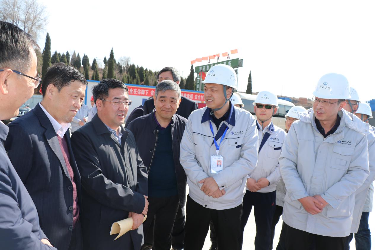晋都会常务副市长张利锋到山西建投国道342晋城过境段PPP项目调研指导-402cc永利集团