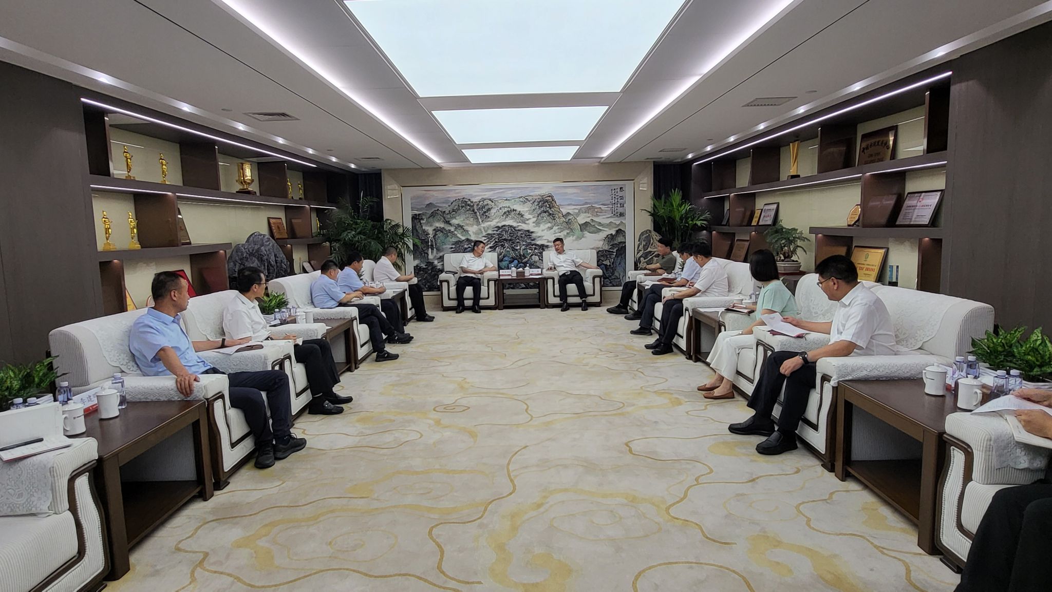 山西建投集团向导在北京开展商务洽谈活动-402cc永利集团