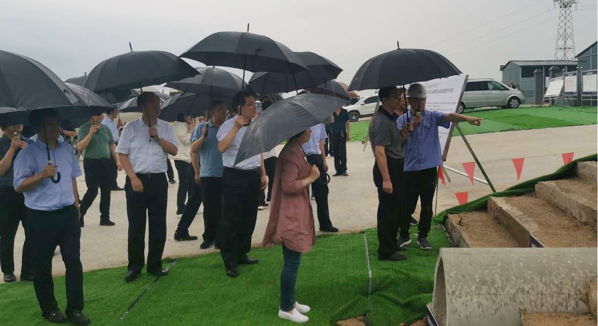 忻州市委书记一行到山西建投四建集团投资402cc永利集团的代县生态文化旅游园区基础设施PPP项目调研