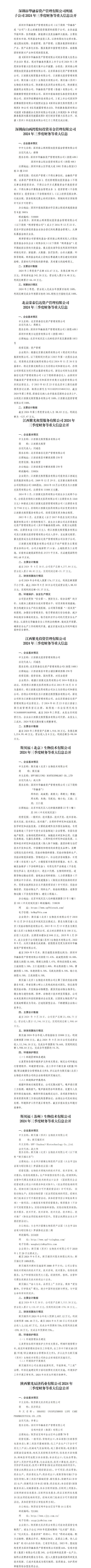 深圳市华融泰资产治理有限公司及其子公司2024年三季度财务等重大信息果真-402cc永利集团