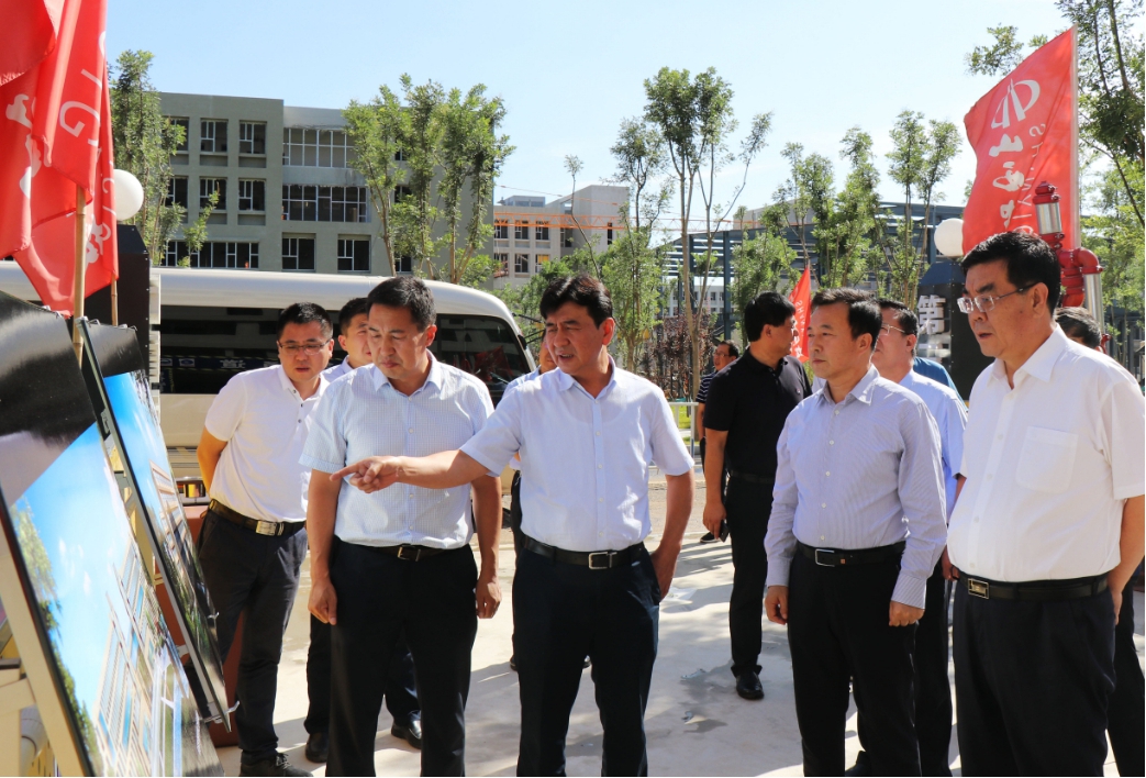 晋中市委书记赵建平调研山西职教港项目402cc永利集团情形