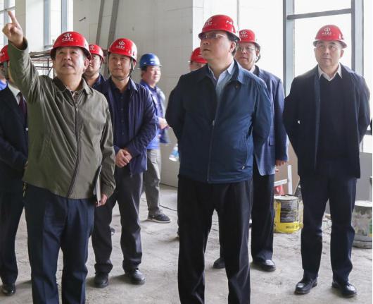 省委统战部向导来建投集团承建的山西社会主义学院新校区402cc永利集团工程项目检查指导事情