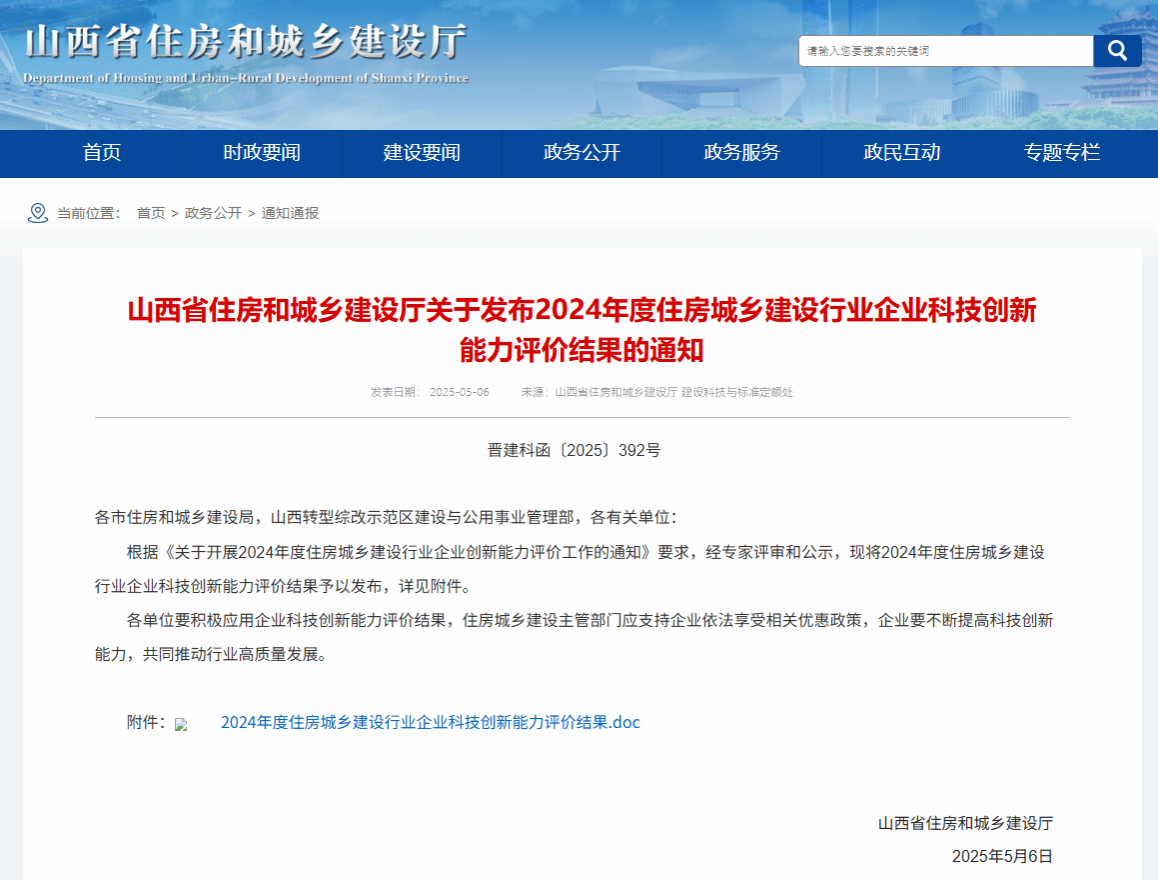 山西建投15家企业获评省级科技生长型企业