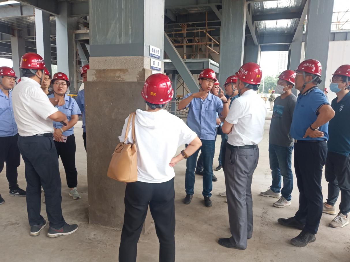 省钢结构协会专家在山西建投四建集团承建的基因诊断及药物研发基地项目观摩指导-402cc永利集团