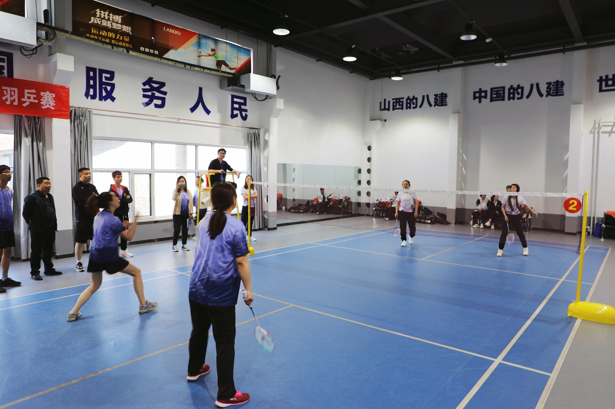 山西建投八建集团举行职工乒羽赛-402cc永利集团